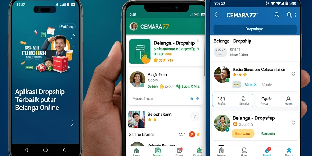 Antarmuka pengguna CEMARA77 yang sederhana dan intuitif.