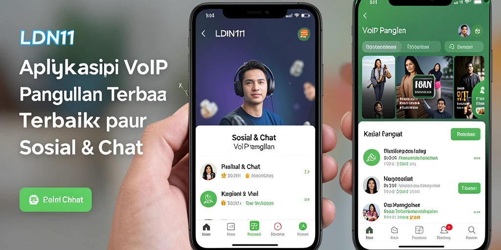Antarmuka LDN11 menunjukkan fitur VoIP Panggilan dengan jelas.