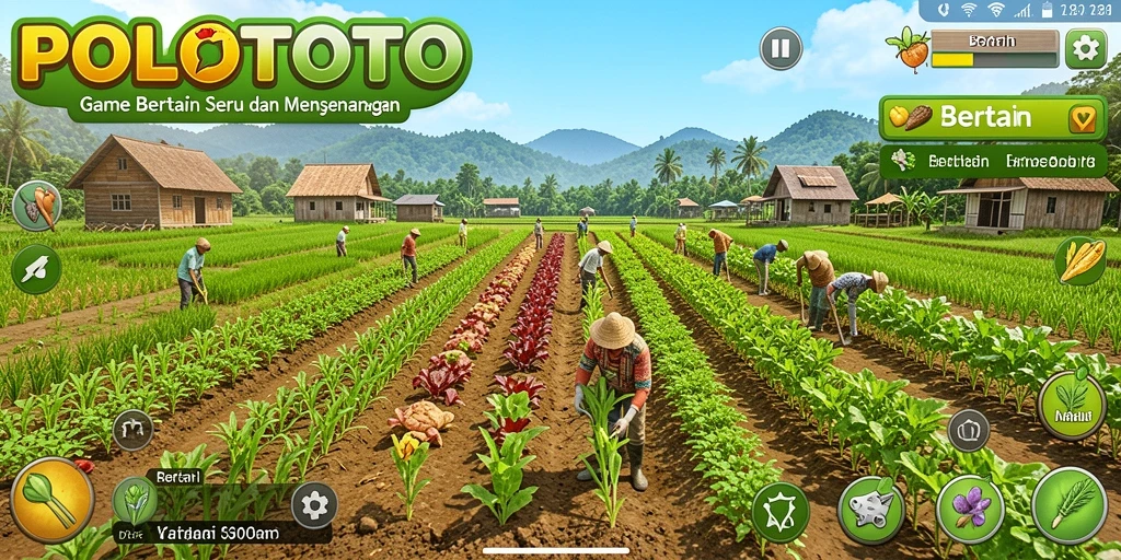 Antarmuka permainan POLOTOTO yang menarik dan interaktif.