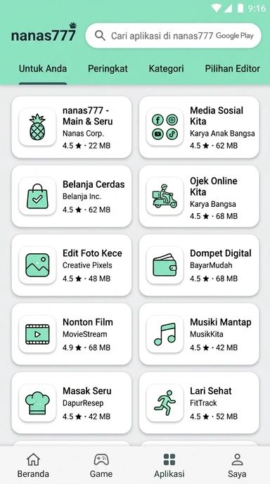 Aplikasi Populer | Kanal Uji Terbaik di Nanas777