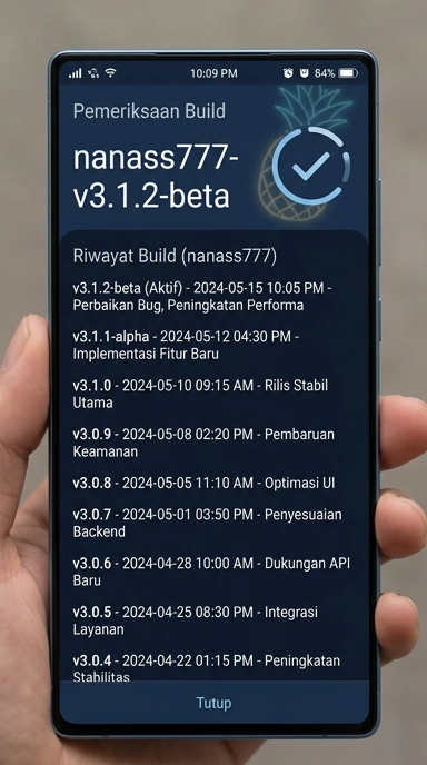 Riwayat Versi nanas777 untuk Pengguna Android